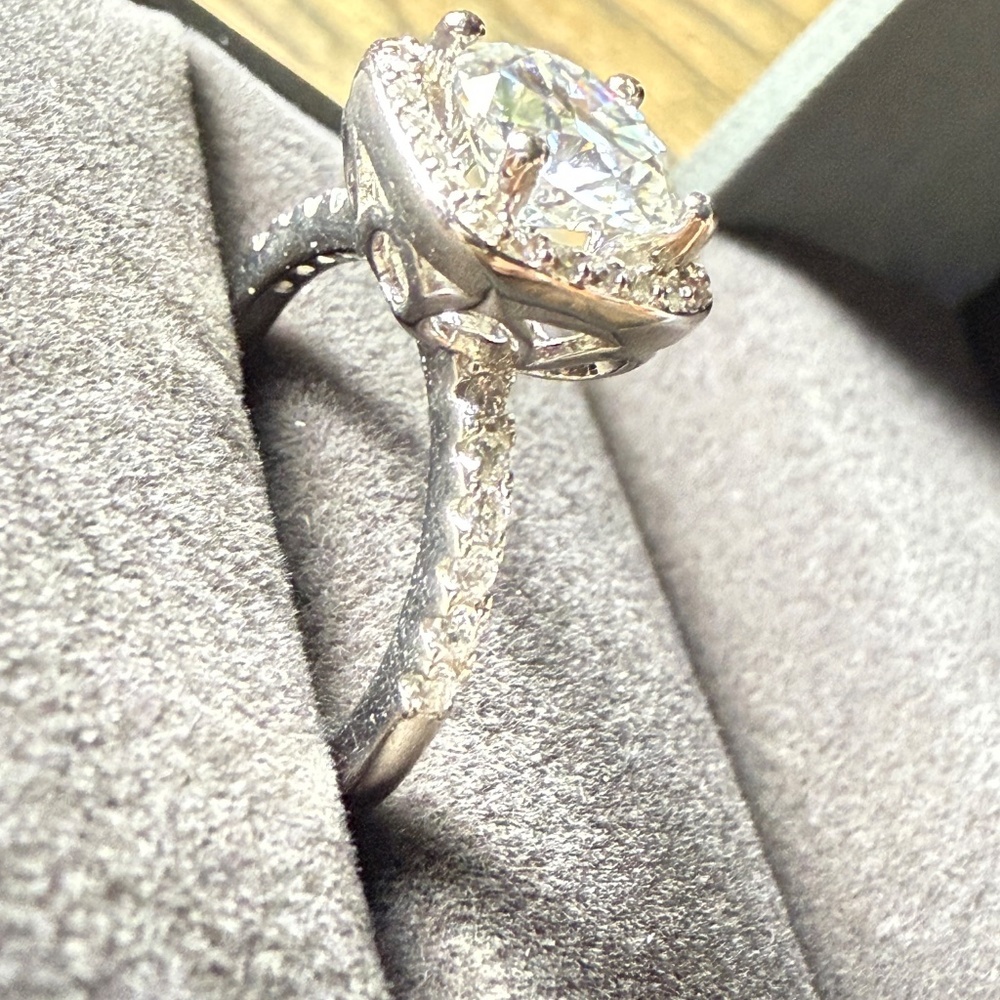 💕HP💕 2CT Moissanite ring s925 Size 7 - Picture 10 of 10